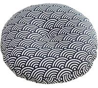 xitoio Cojín de Asiento Redondo Desmontable de Lino Suave - 15 cm de Grosor, Tamaños: 40x40, 45x45, 50x50, 55x55 y 65x65cm - para Sofá, Cama, Suelo | Cojín de Asiento y Decoración Cojín de Tiro (Y5