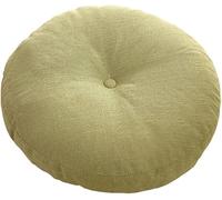 xitoio Cojín de Asiento Redondo Desmontable de Lino Suave - 15cm de Grosor, Tamaños: 40x40, 45x45, 50x50, 55x55 y 65x65cm - para Sofá, Cama, Suelo | Cojín de Asiento y Decoración Almohada Decorativa