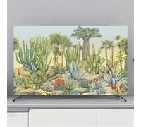 xitoio Cubierta antipolvo elástica para TV todo incluido, protector de pantalla a prueba de polvo para pantallas de televisor/PC de 32 a 80 pulgadas (cactus, 40-43 pulgadas)