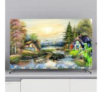 xitoio Protector de pantalla elástico para televisores de 81.3 cm a 203.2 cm (Art, 203.2 cm)