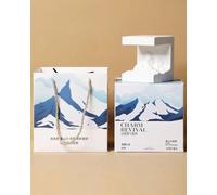 XIUCAI Luz Nocturna Aromaterapia Montaña Nieve Set Regalo, Difusor Aceites Esenciales con LED 3 Colores, Decoración Hogar USB, Regalos Navidad, White Mountain+Gift Box