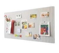 XIUCAI Panel de Corcho Autoadhesivo Colorido, Tablón de Fieltro Moderno para Oficina, Aula o Habitación Infantil, con Chinchetas,White gray,60 * 120cm