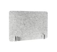 XIUCAI Separador Acústico Autónomo para Escritorio, Panel de Privacidad Absorbente de Sonido, con Base Estable, para Oficina Aula Biblioteca y Espacio de Trabajo Hogar,Two Feet Light Gray,60 * 120cm