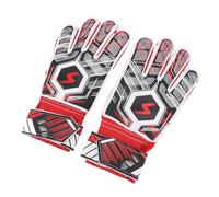 Xiuganpo 1 par de de Fútbol para Niños, de Portero Resistentes a Colisiones de Látex para Agarre Protector de Dedos, Adecuados para Partidos y Entrenamiento, Material de Nailon PU (7#)