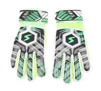 Xiuganpo 1 par de de Fútbol para Niños, de Portero Resistentes a Colisiones de Látex para Agarre Protector de Dedos, Adecuados para Partidos y Entrenamiento, Material de Nailon PU (6#)