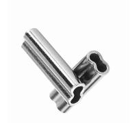 Xiuganpo 100 Uds. Manguitos de Sedal de Pesca de Engarzado, Conectores de Tubo de Cobre Duraderos para Aparejos de Pesca de Fondo y Curricán (1,2mm*10mm)