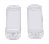 Xiuganpo 2 Fundas Protectoras para Interruptor de Pared, Transparentes y Duraderas, para Seguridad de Niños y Mascotas, Uso Doméstico, Hechas de ABS de 4,25 X 1,46 X 0,63 Pulgadas (Color transparente)