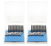Xiuganpo 20 Piezas BS1010 Cuchilla Raspadora de Cuchillo de Recorte, Cortadores de Desbarbado Manual, Reemplazo de Cuchilla de Recorte para Raspar Hierro Plástico PVC con Alta Suavidad,