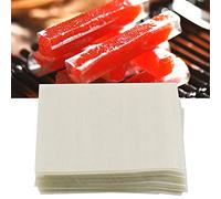 Xiuganpo 500 Piezas de Papel de Arroz Comestible de Turrón Premium para Envolver Dulces, Adecuado para Turrón/caramelo/caramelo, Papel Glutinoso Ecológico para Embalaje Interior