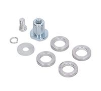 Xiuganpo Adaptador de Amoladora Angular, Tuerca de Rápido de Aleación de Aluminio que Admite hasta 4 Cuchillas Cabezal Convertidor de Máquina Ranuradora, Adaptador de Máquina Ranuradora con Kit de