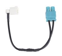 Xiuganpo Adaptador de Antena de Radio FAKRA 2 a 1 para Desay, Material Plástico y Metálico Duradero, Instalación Rápida para Sistemas de Audio para Automóvil, 1 Unidad