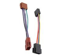 Xiuganpo Adaptador de Arnés de Radio para Automóvil Arnés de Cableado de Fácil Instalación para Reemplazo de Conversión Estéreo de Automóvil para Cabrio Corrado Euro Van Plástico como Se Muestra en