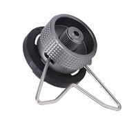 Xiuganpo Adaptador de Estufa de Gas para Parrilla de Camping, Convertidor de Gas Butano de Aleación de Aluminio Duradero para Estufas de Camping, Ligero y Portátil con Soporte, 1 Adaptador de Estufa