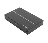Xiuganpo Adaptador de Pantalla de Interfaz Multimedia USB 3.0 HD Estación de Acoplamiento de 4 Puertos, Transferencia de Datos Rápida, Adaptador Divisor 4K30Hz X 2 1080P 60Hz X 2 para Administración