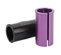 Xiuganpo Adaptador de Tubo de Tija de Sillín, Cuña Reductora de Asiento Mecanizada CNC de óxido para Ciclistas (25,4-31,6 mm)