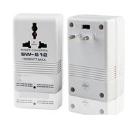 Xiuganpo Adaptador de Viaje de Doble Voltaje, Convertidor de Potencia para Pequeños Electrodomésticos, Compacto y Duradero, Transformador de 110V a 220V para Uso Global (Enchufe Europeo)