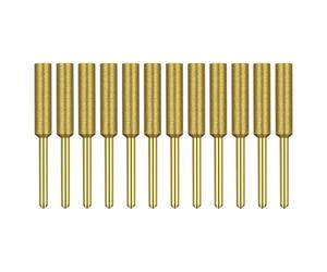 Xiuganpo Afilador de Cadenas de Diamante Tamaño 7/32 Pulgadas (5.5mm) | Material duradero chapado en titanio, juego de 12 piezas, vástago de 1/8 de pulgada, compatible con varias motosierras