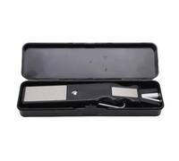 Xiuganpo Afilador de Patines de Hielo Portátil, Piedra de Afilar de Diamante de Cerámica, Compatibilidad Universal con Caja de Almacenamiento, para Cortador de Afilar Al Aire Rojo 6.5x1.81x1.06in