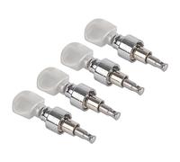 Xiuganpo Afinador de Máquina con Engranajes de Banjo Clavijas Perladas para una Excelente Calidad de Tono Aplicable para Músicos Aleación de Zinc Plata