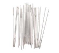 Xiuganpo Agujas de Coser de Acero Inoxidable Big Eye, 25 Unidades, Agujas de Bordar de Ojos Grandes y Romas para Bordar y Coser de Forma Segura Cómoda, Adecuadas para Principiantes Niños (Nº 26)