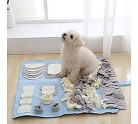 Xiuganpo Alfombrilla para Olfatear Perros, Alfombrilla de Entrenamiento Aromática de Gran Tamaño de 65x65 Cm, para Olfatear para Perros con Fondo Antideslizante para Aliviar el Estrés, Estimulación