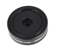 Xiuganpo Almohadilla de Pies de Amplificador de de Aleación de Aluminio con Absorción de Impactos para Configuración de Cine en Casa (BLACK)