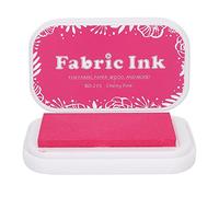 Xiuganpo Almohadilla de Tinta para Sellos Apilable y Colorida con Impresión Transparente para Pintura Artesanal, Suministro de Arte en Madera, 1 Unidad, Color Morado Peonía (BD-215 rojo cereza)