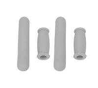 Xiuganpo Almohadillas para Muletas Extra Gruesas Acolchadas Antideslizantes Reemplazo De TPU para Axilas Empuñaduras para Muletas De Aluminio, Fácil De Limpiar, para Un Uso Cómodo, Lavable Y (GRAY)