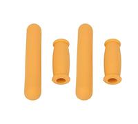 Xiuganpo Almohadillas para Muletas Extra Gruesas Acolchadas Antideslizantes Reemplazo De TPU para Axilas Empuñaduras para Muletas De Aluminio, Fácil De Limpiar, para Un Uso Cómodo, Lavable Y (YELLOW)