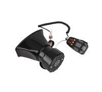 Xiuganpo Altavoz de Audio para Coche, Altavoz Universal para Automóvil, Sirena Duradera, 7 Sonidos para Motocicleta, Coche, Camión, Material ABS