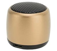 Xiuganpo Altavoz Pequeño Mini Subwoofer Pesado Altavoz Inalámbrico de Metal Recargable Portátil para Teléfono Tablet PC, Sonido Claro para Cualquier Amante de la Música, Aleación de Aluminio (Gold)