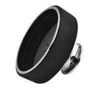 Xiuganpo Amortiguador de Silencio para Saxofón Alto con Reducción de Sonido del 15% Al 20%, Diseño Compacto para Saxofones, Material ABS (SILVER)