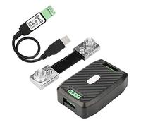 Xiuganpo Analizador de Consumo, con un Medidor de Consumo de Umbral de Voltaje, de Energía para el Voltaje de CC (PZEM-017+100A+USB)