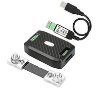 Xiuganpo Analizador de Consumo, Medidor de Consumo de Módulo de Comunicación con Corriente de Umbral de Voltaje (PZEM-017+100A+USB)