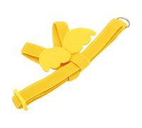 Xiuganpo Arnés para Loros, Correa Guía de Vuelo con Cómodo Cinturón Elástico, Entrenar y Caminar, Regalo Ideal para Observadores de Aves, Peso Ligero y Duradero (Yellow)