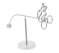 Xiuganpo Art Balance Toy Juguete de Escritorio Resistente que No Se Decolora para Aliviar la Presión 6,50 X 5,51 X 1,97 Pulgadas (1 Base, soporte) Oficina