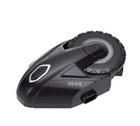 Xiuganpo Auriculares Bluetooth para Motocicleta, Intercomunicador de 2 Vías de Alcance de 500 M Bluetooth 5.4 CVC 8.0 de Comunicación para Casco con Cancelación de Ruido con Soporte Magnético
