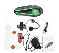 Xiuganpo Auriculares Bluetooth para Motocicleta, Intercomunicador de Casco con Conectividad de Dispositivo Dual con IP67 a Prueba de Lluvia, Alcance de 1200 M para Andar en Bicicleta, Modo Dual,