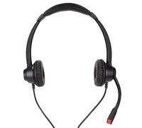 Xiuganpo Auriculares Telefónicos RJ9 Auriculares Binaurales con Cancelación de Ruido Duraderos para Centro de Llamadas para Servicio Al Cliente de Oficina, Negro