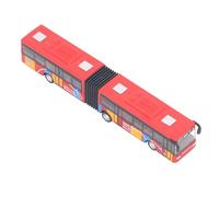 Xiuganpo Autobús de Aleación Extraíble, Modelo de Autobús Urbano Seguro y Elegante para Juegos Creativos, Material Ecológico (Rojo)