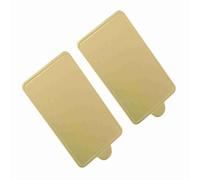 Xiuganpo Bandeja Dorada para Cupcakes de 100 Uds., Tablas para Tortas de Mousse Saludables para Diversión DIY en la Cocina, Atractiva Bandeja de Papel para Cupcakes y Postres para Fiestas