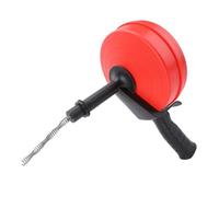 Xiuganpo Barrena de Drenaje de Cocina Duradera para Lidiar con Obstrucciones, Barrena de Drenaje de Plomería de Modos Dobles de Acero Al Manganeso 65 para Inodoros, Cocinas (Resorte de 7,5 m.)