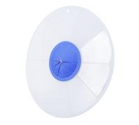 Xiuganpo Batidor de Huevos, Protector contra Salpicaduras, Cubierta Antisalpicaduras, Herramienta de Cocina, Protector Mezclador de Silicona Transparente de 11,8 Pulgadas para Uso Familiar