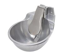 Xiuganpo Bebedero para Ganado, Fregadero para Beber Robusto y Engrosado de Aleación de Aluminio para Gatos, Ovejas, Perros, Ganado con Suministro de Agua Siempre Suficiente, Bebedero