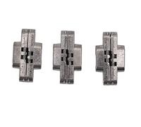Xiuganpo Bisagra Cruzada Invisible de Aleación de Zinc Bisagras de Puerta de 180 Grados para Puertas Plegables, Mamparas, 3 Piezas de Larga Duración 1,69 X 1,02 X 0,35 Pulgadas