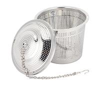 Xiuganpo Bola Colador de té de Acero Inoxidable de Primera Calidad, Filtro de Especias Versátil para Hacer té, Adecuado para Reuniones Familiares, 1 Unidad (Medio)
