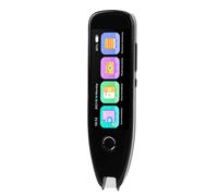 Xiuganpo Bolígrafo de Traducción, Reconocimiento de Texto AI y Capacidad de Traducción sin Conexión AI Smart Pen, Bolígrafo de Lectura para Niños con Pantalla de 3,5 Pulgadas Memoria de 8 GB Escaneo