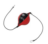Xiuganpo Bolsa de Boxeo de Doble Extremo, Herramienta de Entrenamiento de Reflejos con Cordón Ajustable para Artes Marciales y Actividades Físicas en el Hogar (Negro Rojo)