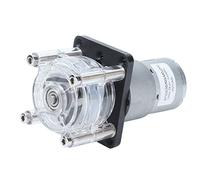 Xiuganpo Bomba Peristáltica de Acero Inoxidable Bomba de Líquido de Gran Flujo con Tubo de Silicona 500 Ml/min G928 para Aplicaciones Industriales (24V)