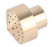 Xiuganpo Boquilla de Latón para Fuente de Estanque, Aspersor Duradero y Resistente para Fuente de Hotel, Parque y Jardín Doméstico (1/4 Circunferencia de la cabeza de 17,5 a 18 cm)